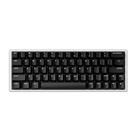 Scyrox Xpunk 63 Beyaz %60 Gateron Jade Gaming Manyetik Switch 8K Hz Hall Effect RGB İngilizce Mekanik Gaming Klavye