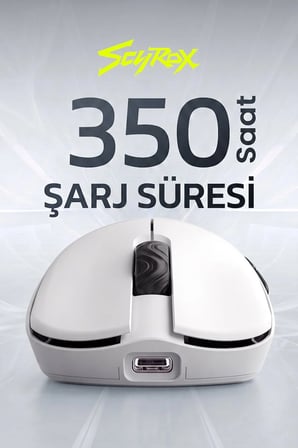 Scyrox V6S Kablosuz 400mAh 42Gr 50.000DPI 8K Profesyonel Gaming Oyuncu Mouse