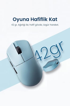 Scyrox V6S Kablosuz 400mAh 42Gr 50.000DPI 8K Profesyonel Gaming Oyuncu Mouse