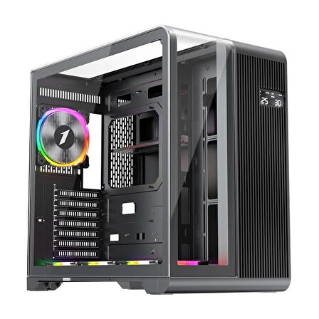 ONTECH - 1st Player Rt7 Siyah Dıgıtal 850w 80+ Gold Full Modüler 4x12cm Argb 3 Taraflı Temperli Cam Usb 3.0 - Type C Atx Kasa