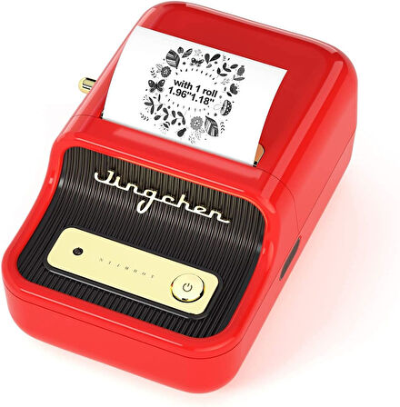Niimbot B21 Pro Bluetooth Taşınabilir Termal Etiket Yazıcı - Kırmızı (300DPI)