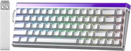 Aula Hero 68 HE Beyaz RGB %65 TKL Jade King Switch Kablolu Mekanik Oyuncu Klavyesi 