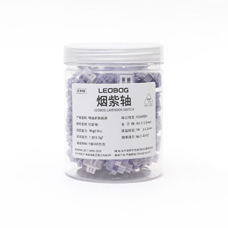 Aula Leobog Lavender Lineer Mekanik Switch 100 Adet