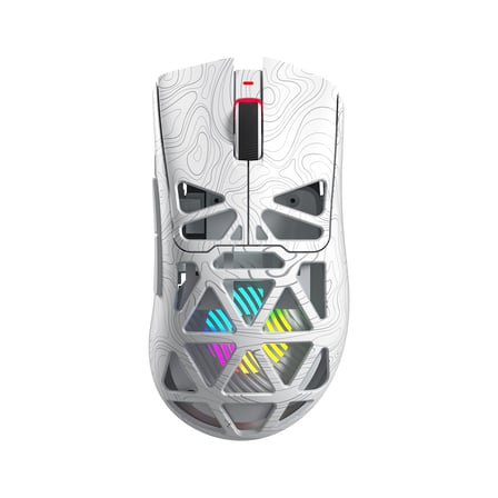 Aula SC620 PAW3311 Sensör 12000 DPI 1000Hz Kablolu ve Kablosuz Gaming Oyuncu Mouse Desenli Beyaz