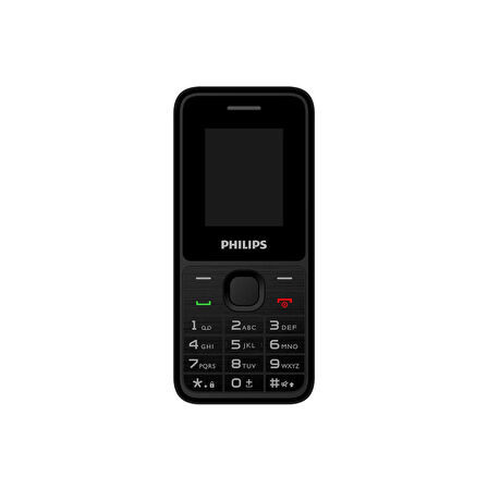 Philips Xenium E2125 Çift Sim Kart Tuşlu Cep Telefonu Siyah