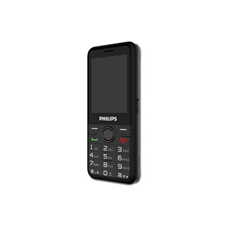 Philips Xenium E6500 Kameralı Çift Sim Kart Tuşlu Cep Telefonu Siyah