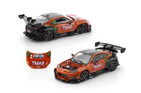 Pop Race Pandem Toyota GR86 Daigo Saito FDJ 2022 TMAR 1:64 Diecast Model Araba PR64-265