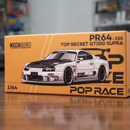 Pop Race Top Secret GT300 Supra  PR64-325