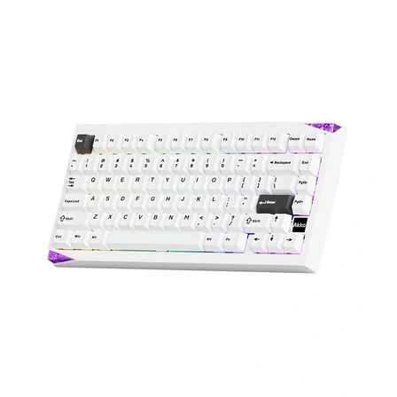 AKKO Mineral 01 VIA Stellar Rose Switch Hotswap RGB Kablosuz İngilizce Gaming Klavye