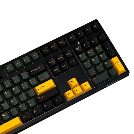 AKKO 3108RF Black Gold Frost Pink Switch Kablosuz İngilizce Mekanik Gaming Klavye