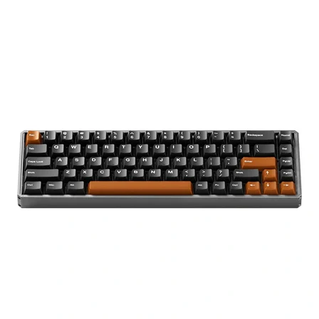 AKKO MOD68 HE Misty Black Brown %65 AstroLink Magnetic Switch 8K Hz Hall Effect Hotswap ARGB Kablosuz İngilizce Mekanik Gaming Klavye
