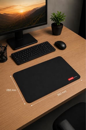 Gaming Oyuncu Fare Altlığı Kaymaz Taban Mouse Pad BK 360*280MM Siyah