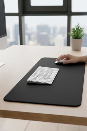Gaming Oyuncu Klavye Fare Altlığı Kaymaz Taban Mouse Pad BK 300*800MM Siyah