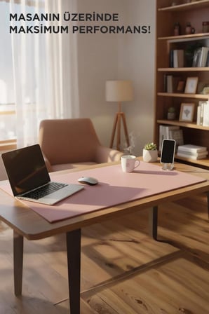 Gaming Oyuncu Klavye Fare Altlığı Kaymaz Taban Büyük Mouse Pad PU BK 1000*450MM Pembe