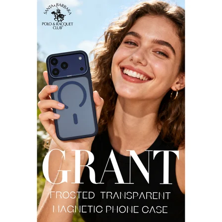 SBPRC iPhone 17 Pro için Arkası Mat Kenarları Pu Deri M-Safe Destekleyen Grant Kapak