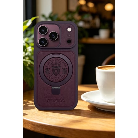 SBPRC iPhone 18 Pro Max / 17 Pro Max Kılıf Standlı M-Safe Şarja Uygun PuDeri Mekanik Tuş Primo Kapak
