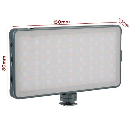 Herigo HR-PH004 RGB LED Video Işığı 2500-9900K Vlog Işığı