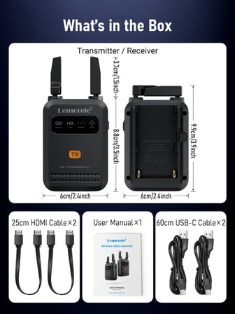Lemorele R5000 Wireless Görüntü Aktarıcı