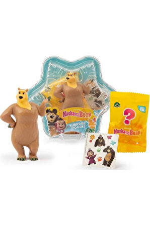 Masha Koca Ayı Oyuncak Figür Masha Ve Koca Ayı Sürpriz Kar Tanesi Maşa ve Koca Ayı Masha