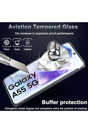 Samsung Galaxy A55 5G Nano Ekran Koruyucu - Esnek Yapıda