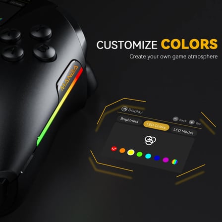 Manba One Kablosuz Gamepad Siyah – 2” Ekran, Manyetik Stand, PC/Switch/Android/iOS Desteği