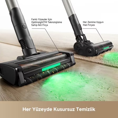MOVA G70 Complete Kablosuz Dikey Süpürge, 225 AW Yüksek Emiş Gücü, 3 Yıl Garanti
