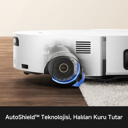 MOVA S70 Pro Roller Akıllı Robot Süpürge Beyaz, 30.000Pa Güçlü Emiş, Rulo Paspas Teknolojisi, Otomatik Toz Boşaltma ve Mop Yıkama