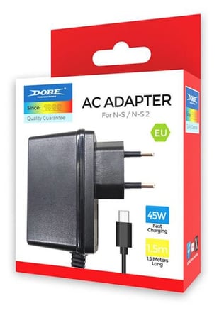 Nintendo Switch ve Nintendo Switch 2 UYUMLU ŞARJ CİHAZI 45W DOBE TNS-869A