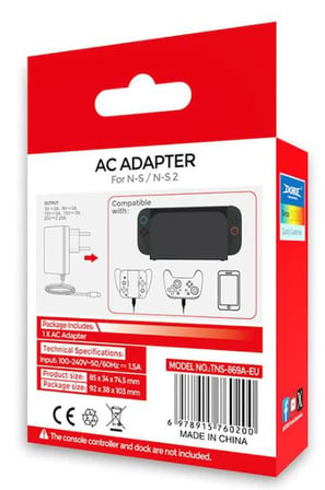 Nintendo Switch ve Nintendo Switch 2 UYUMLU ŞARJ CİHAZI 45W DOBE TNS-869A