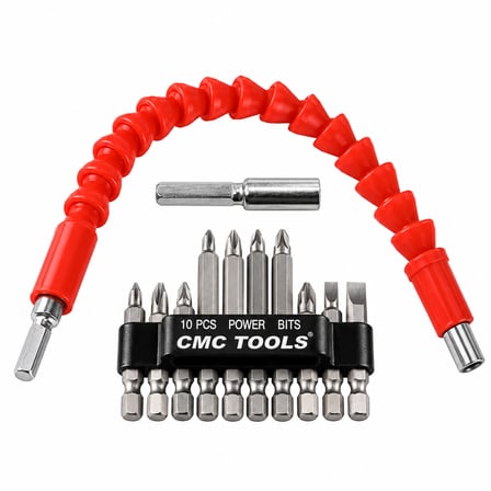 CMC TOOLS CMC-6576 12 PARÇA ESNEK BİTS UÇ SETİ – VİDALAMA UÇ TAKIMI