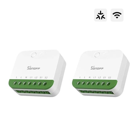 SONOFF Mini-2GS Duo Matter 2 Kanallı Akıllı Röle 2 Adet