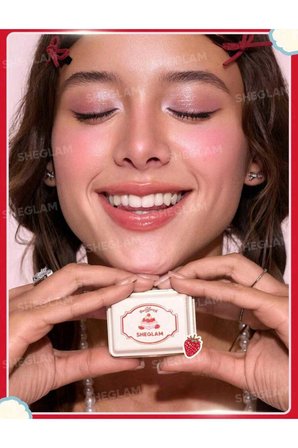 SHEGLAM Sweetheart Koleksiyonu Çilekli Sevimli Kek Allık