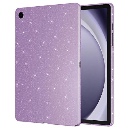 Galaxy Tab S9 FE Uyumlu 11 inç Fuchsia Işıltılı Tablet Kılıf