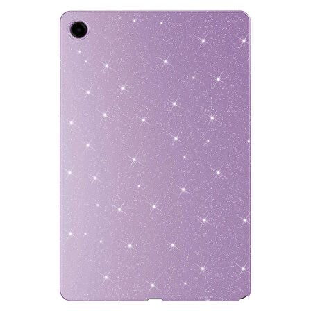 Galaxy Tab S9 FE Uyumlu 11 inç Fuchsia Işıltılı Tablet Kılıf