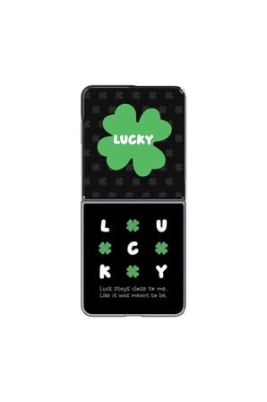 Samsung Galaxy Z Flip8 Flipsuit Kılıf (Lucky) - Siyah