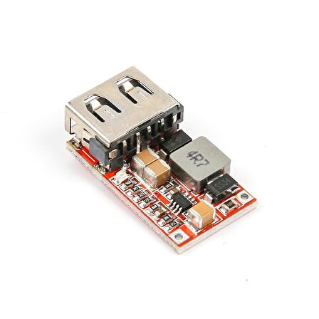 6-24V dan 5V 3A a %97.5 Verimlilikli USB DC-DC Gerilim Azaltıcı Modülü