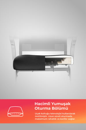 ErgoLife Sit Air 24/7 M4-281K - Fileli, Krom, Tekerlekli, Toplantı, Ofis, Bekleme Sandalyesi - 697.5D.1.662