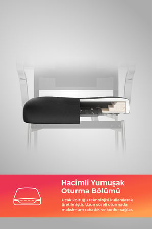 ErgoLife Sit Air 24/7 M4-281K - Fileli, Krom, Toplantı odası, Bekleme Sandalyesi - 697.5D.1.6A4