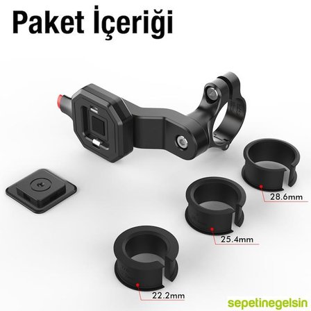 Sepetinegelsin 146A 360 Derece Dönen Bisiklet Gidonu Telefon Tutucu Stand