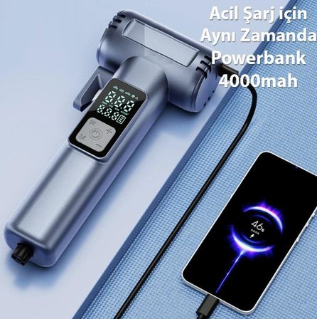 Sepetinegelsin ST-5530 Dijital Şarjlı Araç Lastik Hava Şişirme Pompası Penere Kırıcı