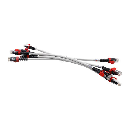 HCS CAT6 UTP LSOH 0,30 MT GRİ PATCH CORD (5'Lİ PAKET)