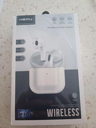 HEPU HP-629 Bluetooth Kablosuz Kulaklık – Şarj Kutulu, Dokunmatik Kontrol, iOS & Android Uyumlu