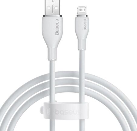 Baseus Ultra Hızlı 1.2MT 2.4A İphone Şarj Kablosu İphone 11 12 13 14 Pro Max Şarj Kablo, Akım ve Isı Korumalı