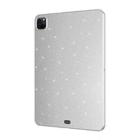 Apple iPad Pro 11 2018 Uyumlu Fuchsia Işıltılı Tablet Kılıf