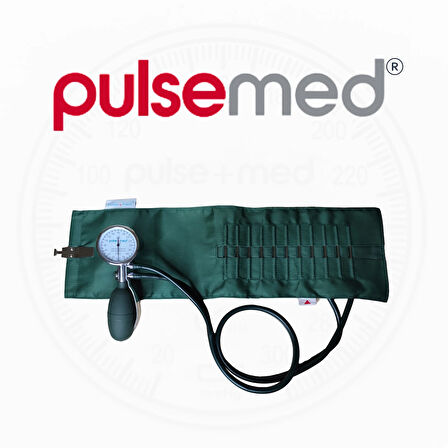 PULSEMED ANEROİD ERİŞKİN TANSİYON ALETİ YEŞİL MANŞONLU KANCALI