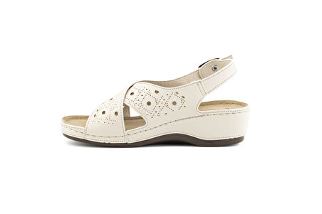 BioStep Daily 1819 – Günlük Ortopedik Vegan Deri  Kadın Sandalet