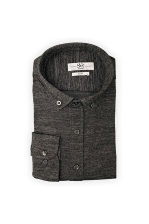 Süvari Svr Retro Zemin Dekor Slim Likra Trend Gömlek