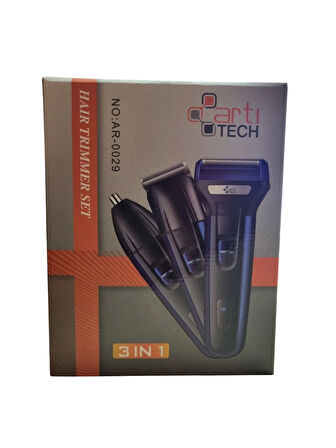 ArtıTech Professıonal Traş Makinesi 3 Başlıklı (Saç Sakal Düzeltici) Ar-0029