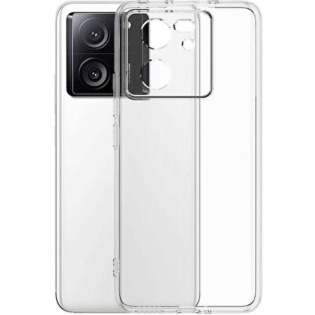Xiaomi Mi 13T Korumalı Şeffaf Yumuşak Süper Silikon