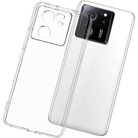 Xiaomi Mi 13T Korumalı Şeffaf Yumuşak Süper Silikon